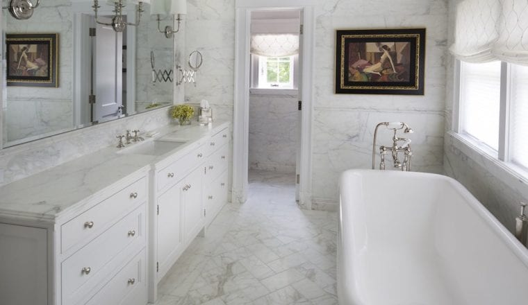 Connecticut Stone Bathroom