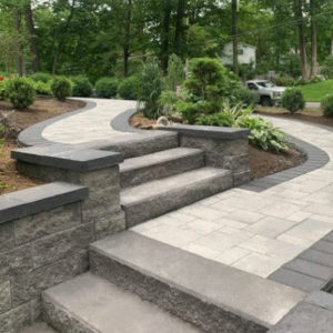 Concrete Paving Stones and Steps