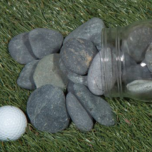 Black Mexican Beach Pebbles