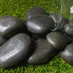 Black Polished Pebbles